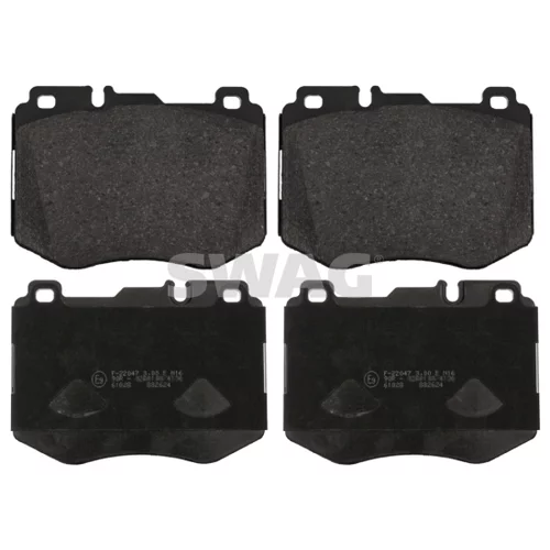 Sada brzdových platničiek kotúčovej brzdy SWAG 10 91 6986