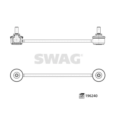 Tyč/Vzpera stabilizátora SWAG 33 11 2077