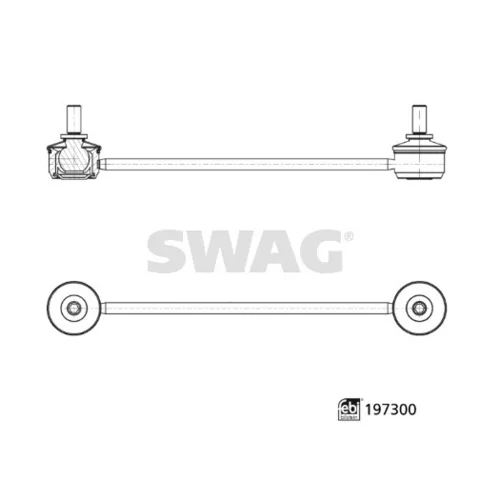 Tyč/Vzpera stabilizátora SWAG 33 11 2554