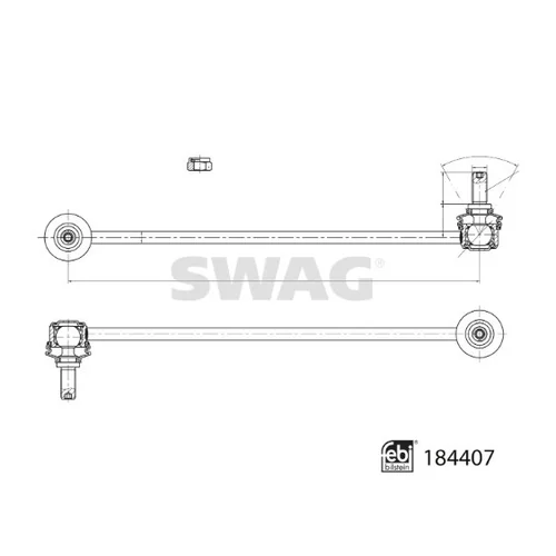 Tyč/Vzpera stabilizátora SWAG 33 10 9364