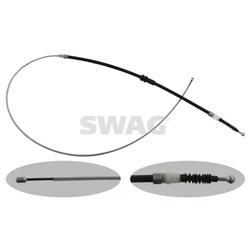 Ťažné lanko parkovacej brzdy SWAG 30 93 6957