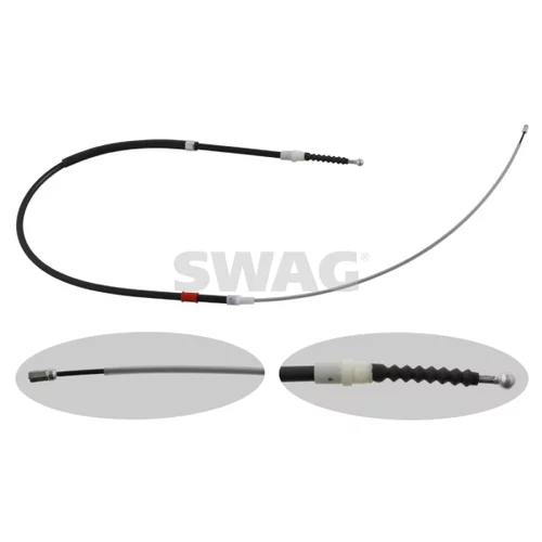 Ťažné lanko parkovacej brzdy SWAG 30 93 0766