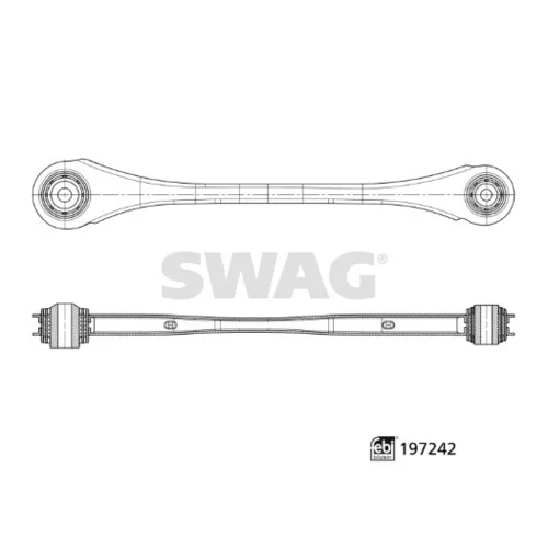 Rameno zavesenia kolies SWAG 33 11 2524