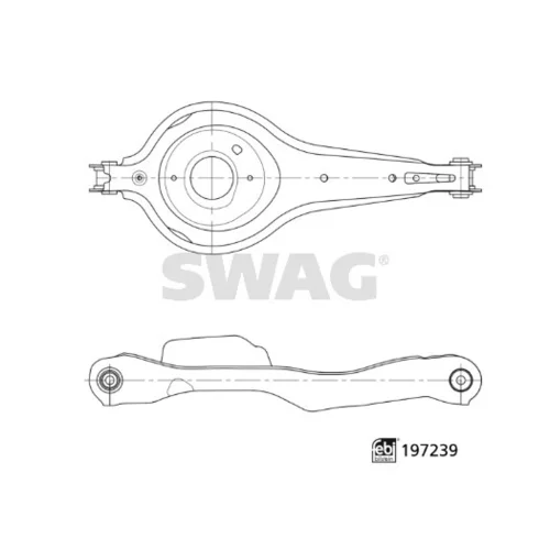Rameno zavesenia kolies SWAG 33 11 2521