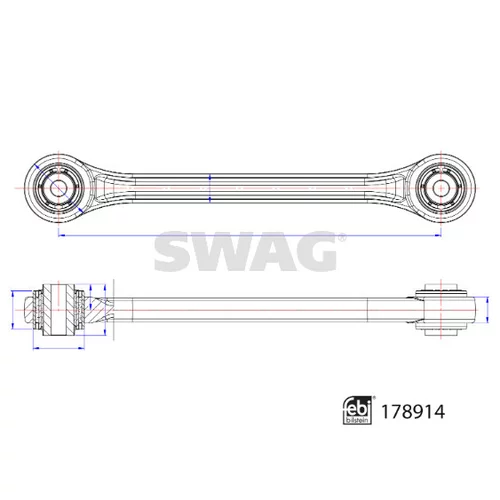 Rameno zavesenia kolies 33 10 4739 /SWAG/ - obr. 2