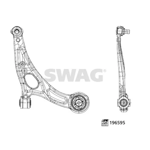 Rameno zavesenia kolies SWAG 33 11 2260