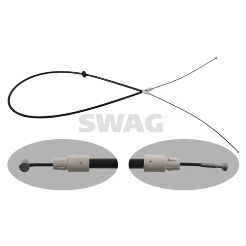 Ťažné lanko parkovacej brzdy SWAG 10 93 4911