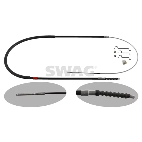 Ťažné lanko parkovacej brzdy SWAG 20 93 6673