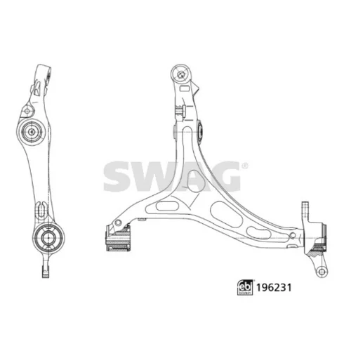 Rameno zavesenia kolies SWAG 33 11 2068