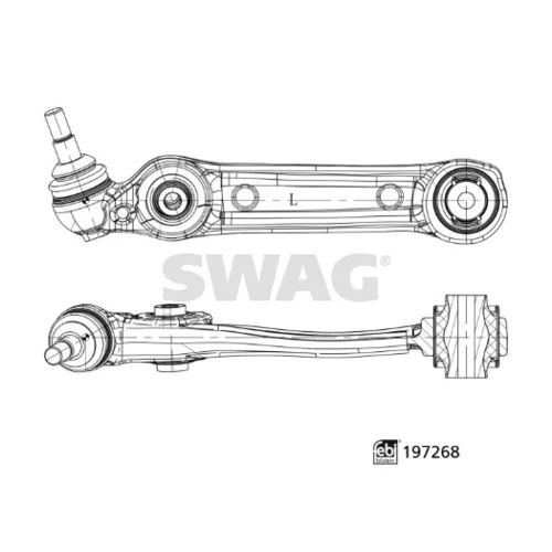 Rameno zavesenia kolies SWAG 33 11 2537