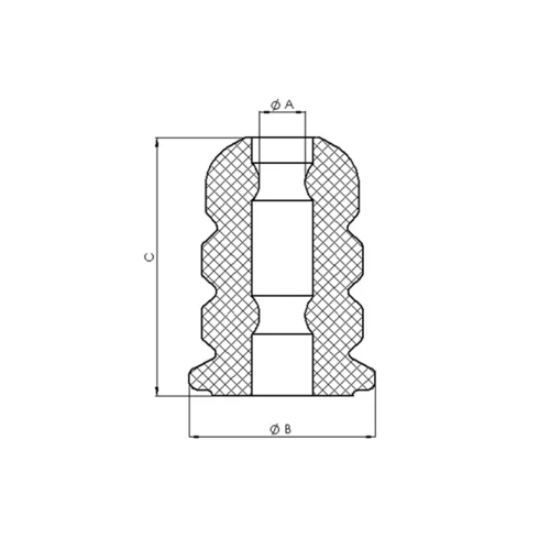 Doraz odpruženia TED80060 /TEDGUM/ - obr. 3