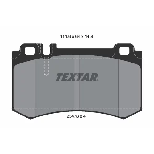 Sada bŕzd, Kotúčová brzda 2347802-0568-00 /TEXTAR/ - obr. 1