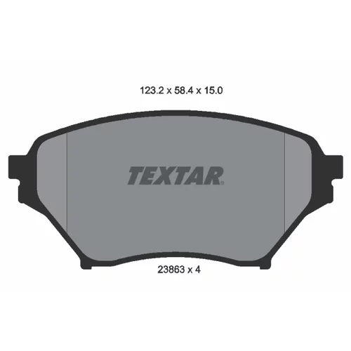 Sada bŕzd, Kotúčová brzda 2386301-1759-00 /TEXTAR/ - obr. 1