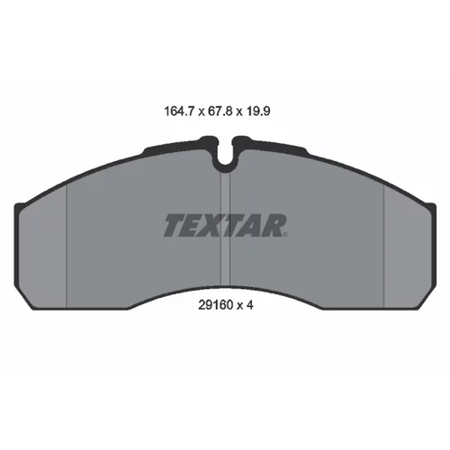 Sada bŕzd, Kotúčová brzda 2916002-1272-00 /TEXTAR/ - obr. 1