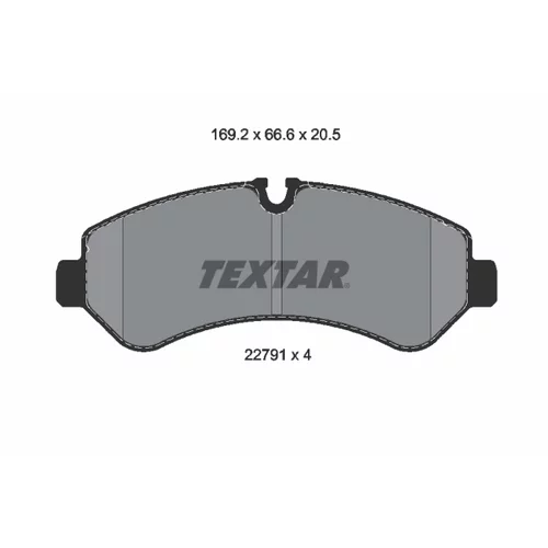 Sada bŕzd, Kotúčová brzda 2279101-1434-00 /TEXTAR/ - obr. 2