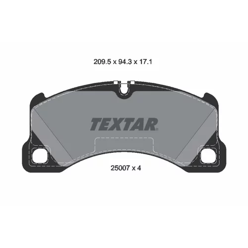 Sada bŕzd, Kotúčová brzda 2500701-2626-00 /TEXTAR/ - obr. 1
