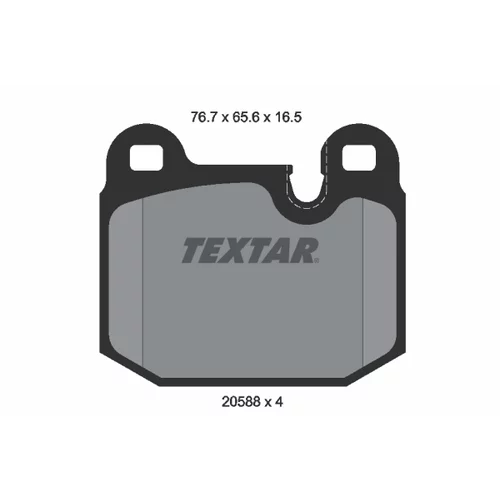 Sada bŕzd, Kotúčová brzda 2058805-0116-00 /TEXTAR/ - obr. 2