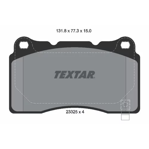Sada bŕzd, Kotúčová brzda 2332501-3201-00 /TEXTAR/ - obr. 1