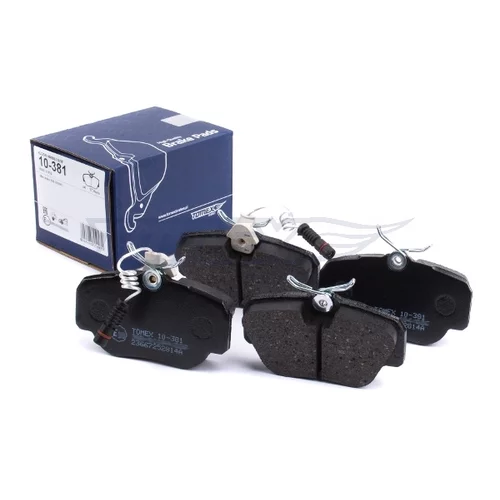 Sada brzdových platničiek kotúčovej brzdy TX 10-381 (TOMEX Brakes) - obr. 1
