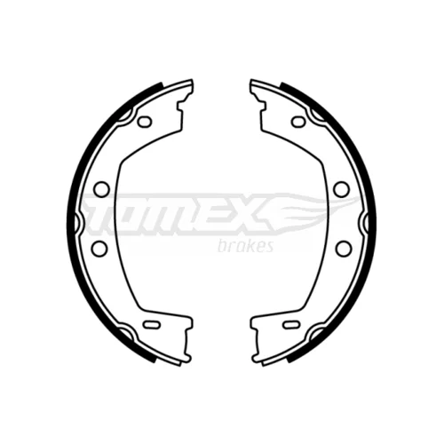 Sada brzdových čeľustí TOMEX Brakes TX 22-79