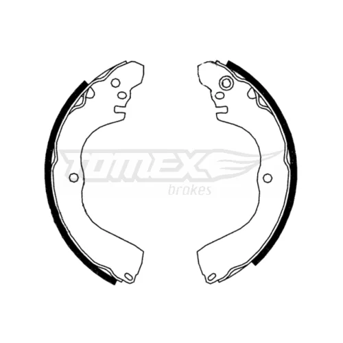 Sada brzdových čeľustí TOMEX Brakes TX 22-89
