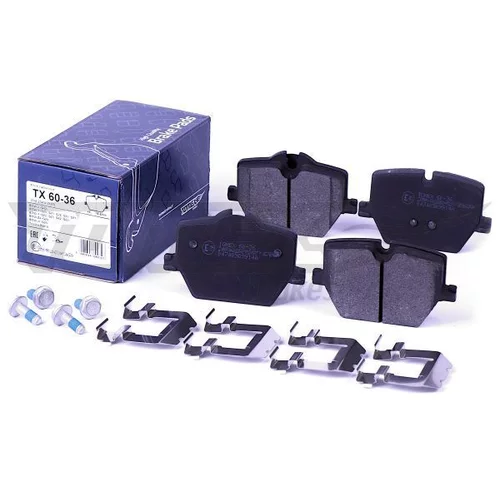 Sada brzdových platničiek kotúčovej brzdy TX 60-36 (TOMEX Brakes) - obr. 1