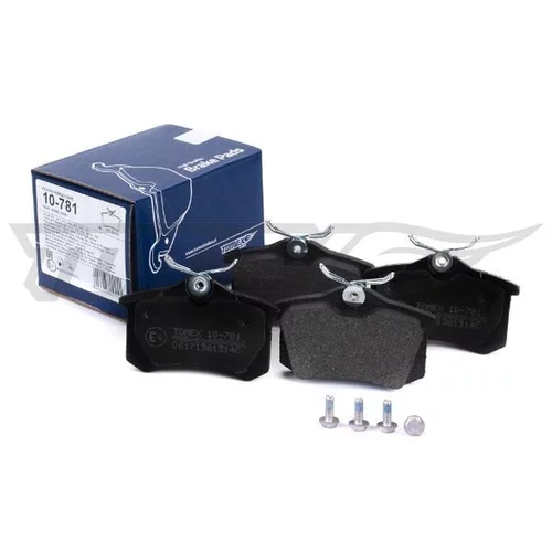 Sada brzdových platničiek kotúčovej brzdy TX 10-781 (TOMEX Brakes) - obr. 1
