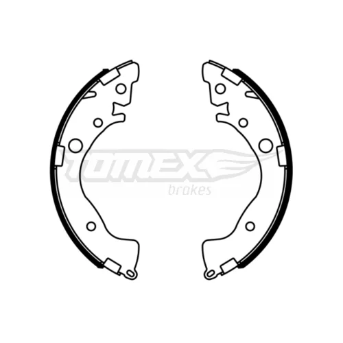Sada brzdových čeľustí TOMEX Brakes TX 23-02
