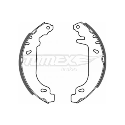 Sada brzdových čeľustí TOMEX Brakes TX 20-41
