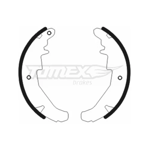 Sada brzdových čeľustí TX 20-76 (TOMEX Brakes)