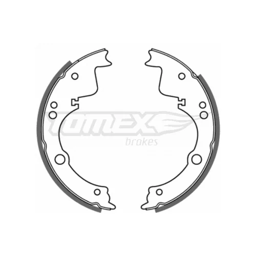 Sada brzdových čeľustí TOMEX Brakes TX 21-40