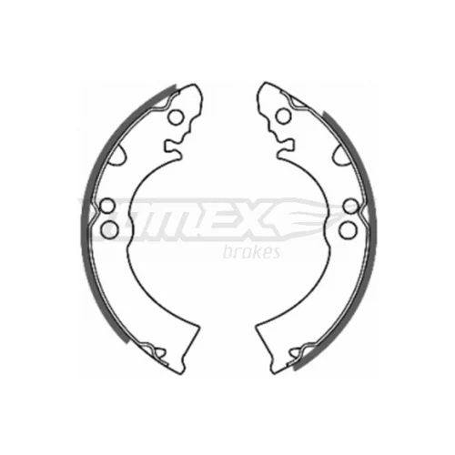 Sada brzdových čeľustí TOMEX Brakes TX 20-63