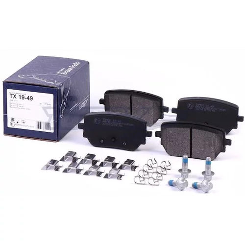 Sada brzdových platničiek kotúčovej brzdy TX 19-49 (TOMEX Brakes) - obr. 1