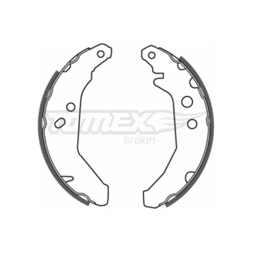 Sada brzdových čeľustí TOMEX Brakes TX 20-66