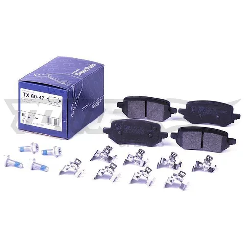 Sada brzdových platničiek kotúčovej brzdy TX 60-47 (TOMEX Brakes) - obr. 1