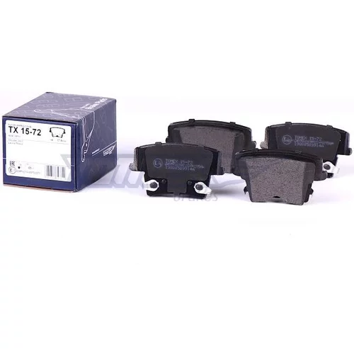 Sada brzdových platničiek kotúčovej brzdy TX 15-72 (TOMEX Brakes) - obr. 1