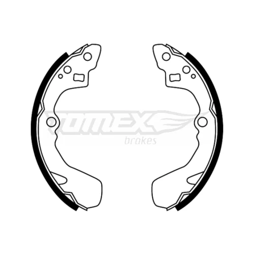 Sada brzdových čeľustí TOMEX Brakes TX 22-48