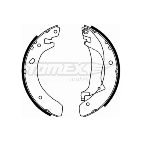 Sada brzdových čeľustí TX 22-02 (TOMEX Brakes)