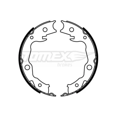 Sada brzdových čeľustí TOMEX Brakes TX 22-24