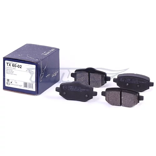 Sada brzdových platničiek kotúčovej brzdy TX 60-02 (TOMEX Brakes) - obr. 1
