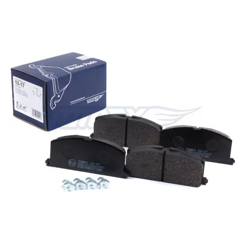 Sada brzdových platničiek kotúčovej brzdy TX 10-17 (TOMEX Brakes) - obr. 1