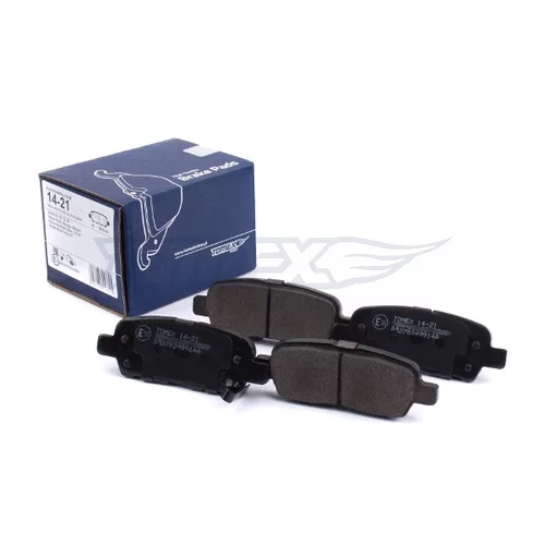 Sada brzdových platničiek kotúčovej brzdy TX 14-21 (TOMEX Brakes) - obr. 1
