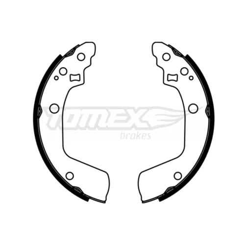 Sada brzdových čeľustí TOMEX Brakes TX 22-94