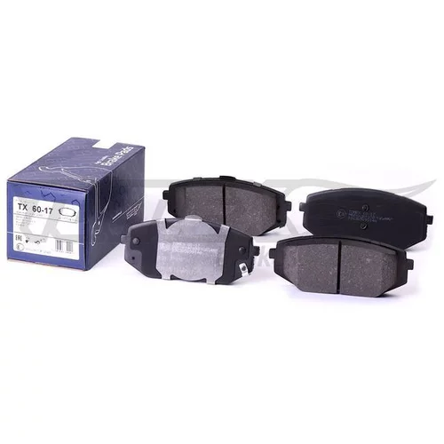 Sada brzdových platničiek kotúčovej brzdy TX 60-17 (TOMEX Brakes) - obr. 1