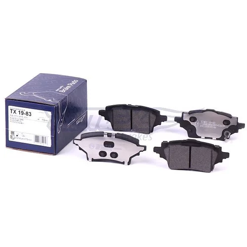 Sada brzdových platničiek kotúčovej brzdy TX 19-83 (TOMEX Brakes) - obr. 1