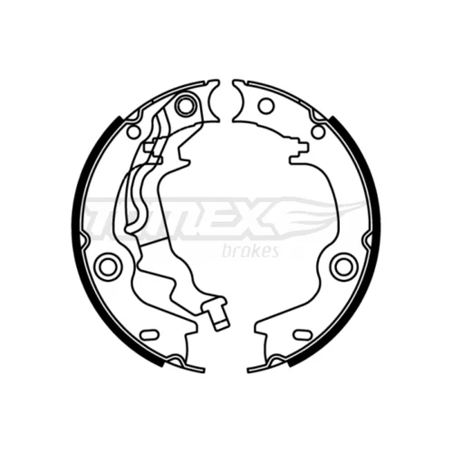 Sada brzdových čeľustí TOMEX Brakes TX 22-54