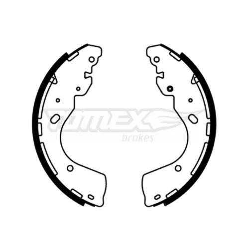 Sada brzdových čeľustí TX 22-66 (TOMEX Brakes)