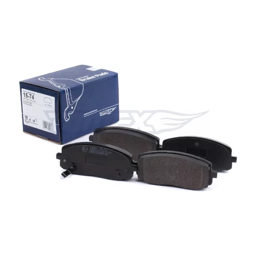 Sada brzdových platničiek kotúčovej brzdy TX 15-74 (TOMEX Brakes) - obr. 1