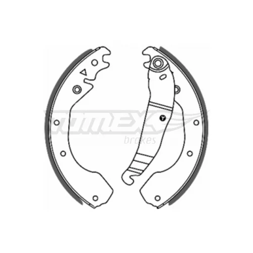 Sada brzdových čeľustí TX 20-56 (TOMEX Brakes)
