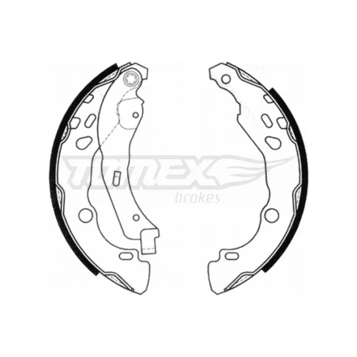 Sada brzdových čeľustí TX 20-99 (TOMEX Brakes)